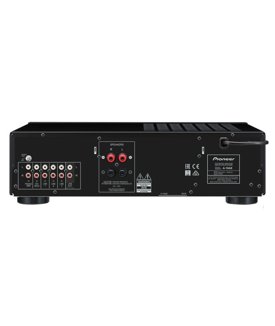 Pioneer A-10AE-B Ολοκληρωμένος Ενισχυτής Hi-Fi Stereo 50W/4Ω 30W/8Ω A10AEBMGP Μαύρος - Image 7