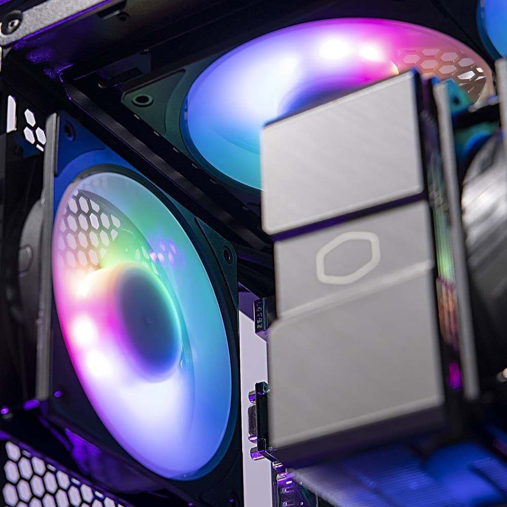 CoolerMaster MOBIUS 140P Case Fan με ARGB Φωτισμό και Σύνδεση 4-Pin PWM - Image 4