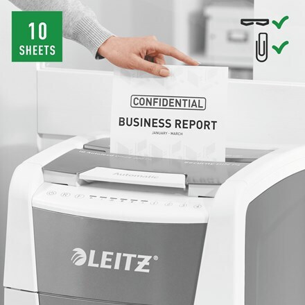 Leitz Καταστροφέας Εγγράφων Micro Cut 300 Φύλλων με Κάδο 60lt 80150000 - Image 11