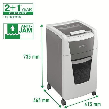 Leitz Καταστροφέας Εγγράφων Micro Cut 300 Φύλλων με Κάδο 60lt 80150000 - Image 9