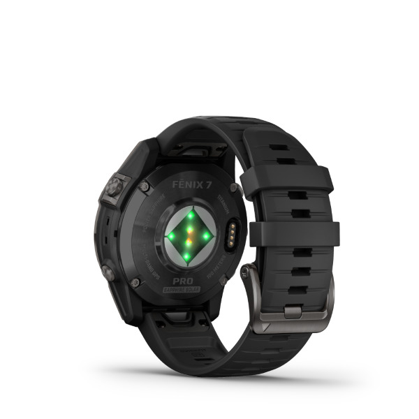 Garmin Fenix 7 Pro Sapphire Solar Titanium 47mm Αδιάβροχο Smartwatch με Παλμογράφο (Titanium Carbon Gray DLC with Black) - Image 5