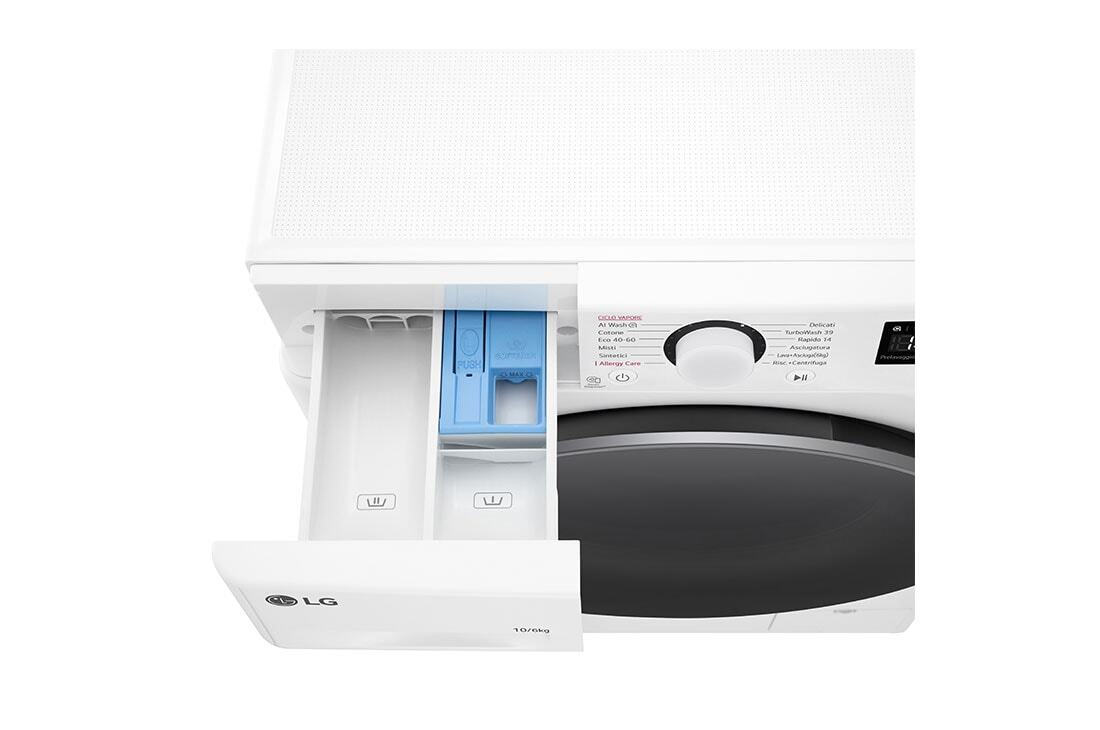 LG D4R5010TSWS Πλυντήριο-Στεγνωτήριο Ρούχων 10kg/6kg Ατμού 1400 Στροφές - Image 7