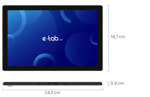 Microtech Microtech e-tab LTE ETL101GB 4G 10.1" (4GB/64GB) Μαύρο - Image 3