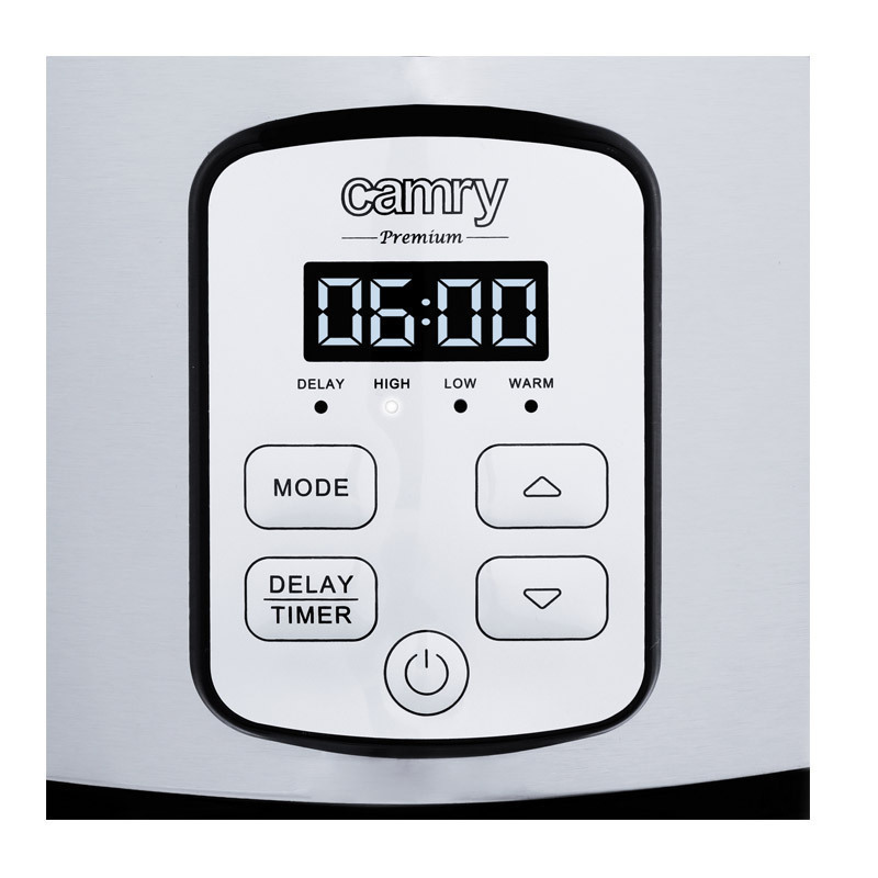 Camry CR-6414 Ηλεκτρική Γάστρα 270W με Χωρητικότητα 4.7lt Ασημί - Image 6
