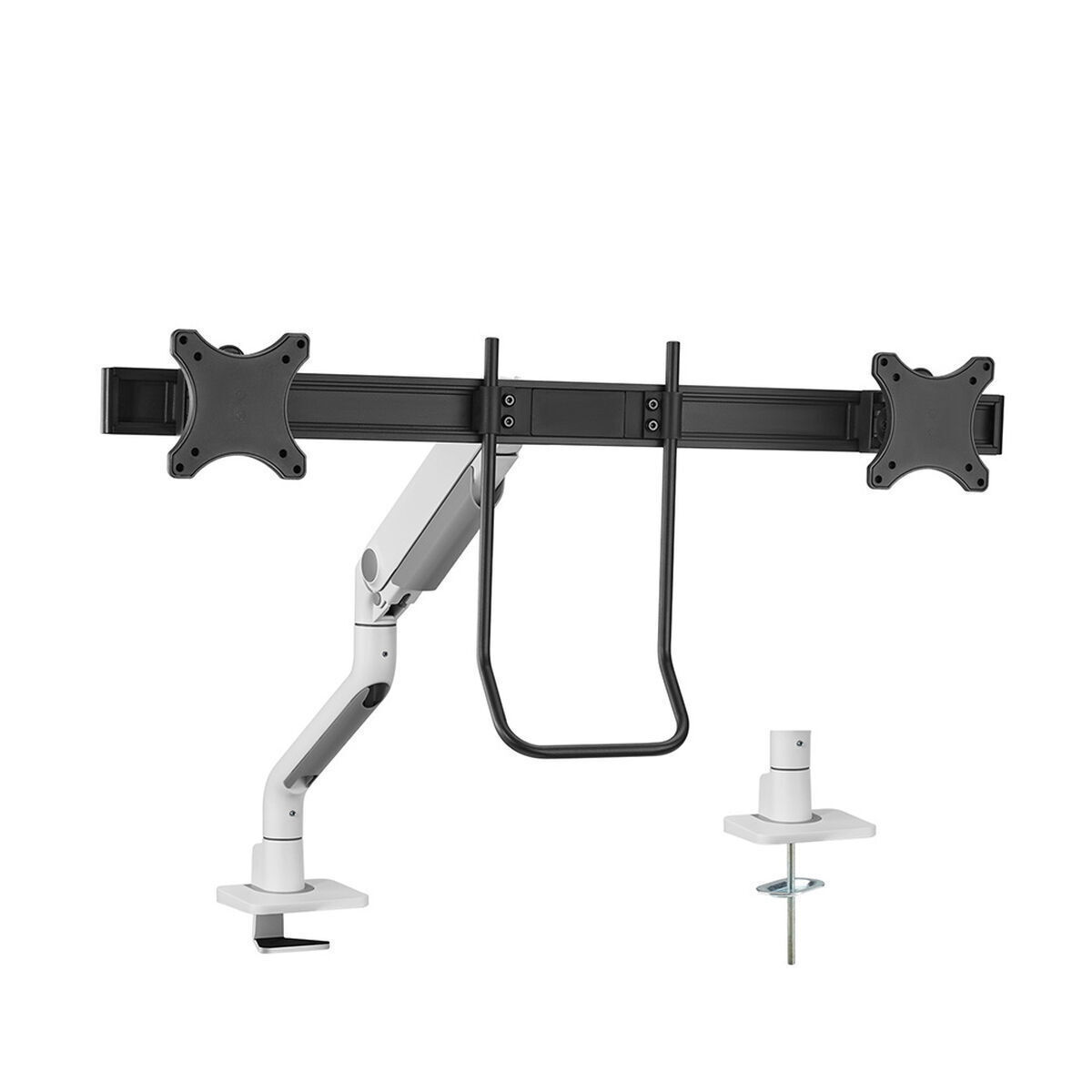 Neomounts Βάση Γραφείου για 2 Οθόνες έως 27" Λευκή (DS75S-950WH2) - Image 2