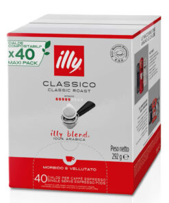 Illy Κάψουλες Espresso Classico Συμβατές με Μηχανή E.S.E. Pod 40caps LLESECL40