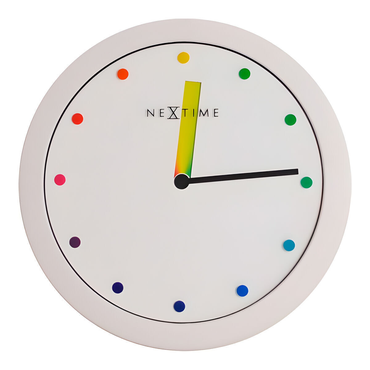 Nextime Ρολόι Τοίχου Πλαστικό Λευκό
