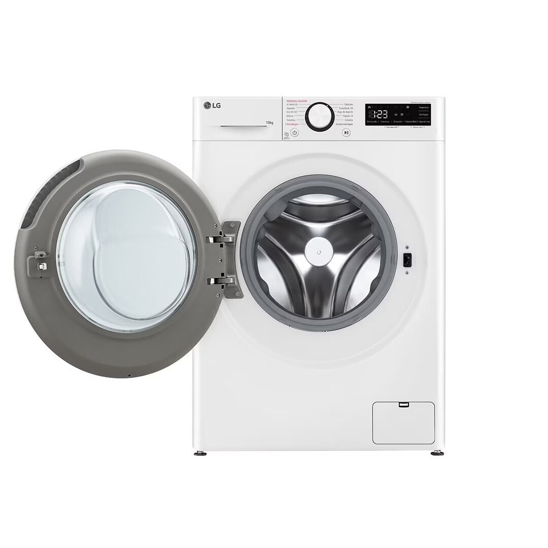 LG Πλυντήριο Ρούχων 10kg με Τεχνολογία Ατμού 1400 Στροφών TurboWash F4R5010TSWW - Image 2