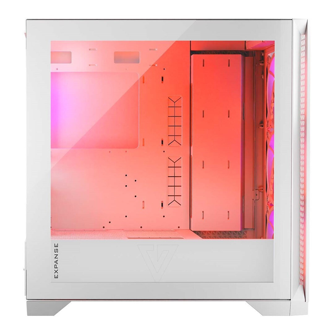 Modecom Volcano Expanse T Apex ARGB Gaming Midi Tower Κουτί Υπολογιστή με Πλαϊνό Παράθυρο Λευκό - Image 3