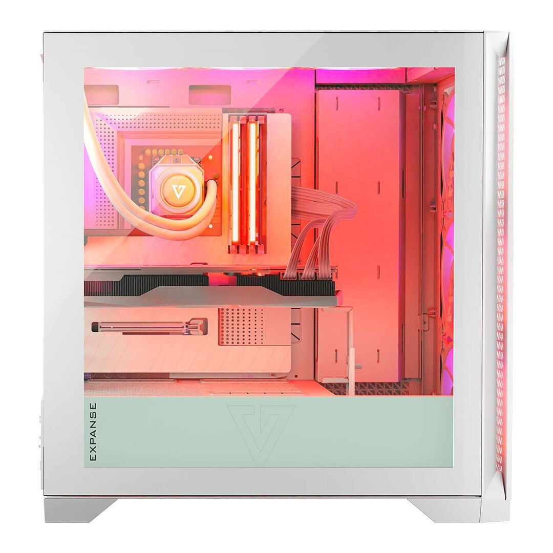 Modecom Volcano Expanse T Apex ARGB Gaming Midi Tower Κουτί Υπολογιστή με Πλαϊνό Παράθυρο Λευκό - Image 7