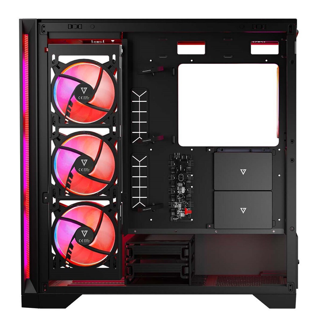 Modecom Volcano Expanse S Apex ARGB Midi Tower Κουτί Υπολογιστή με Πλαϊνό Παράθυρο Μαύρο - Image 5