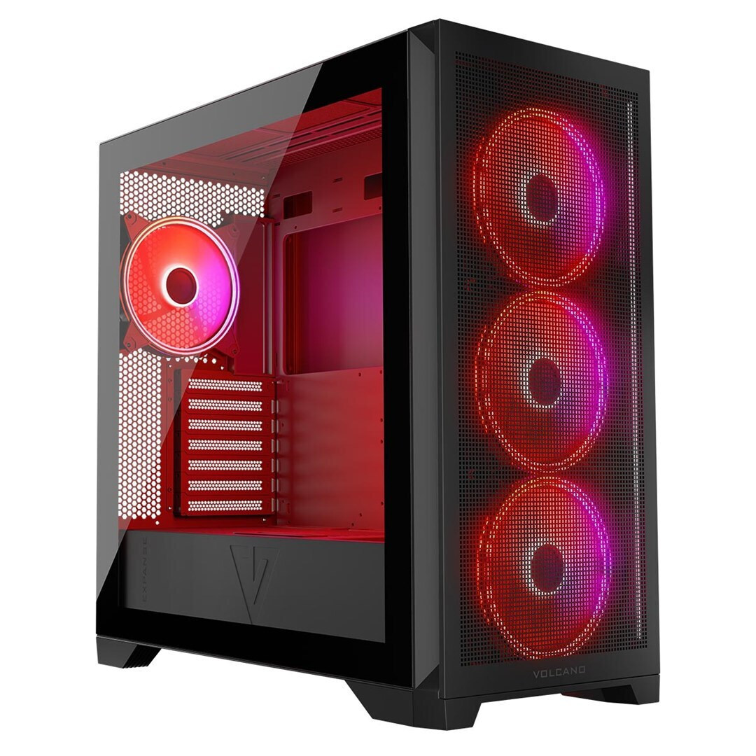 Modecom Volcano Expanse S Apex ARGB Midi Tower Κουτί Υπολογιστή με Πλαϊνό Παράθυρο Μαύρο - Image 7