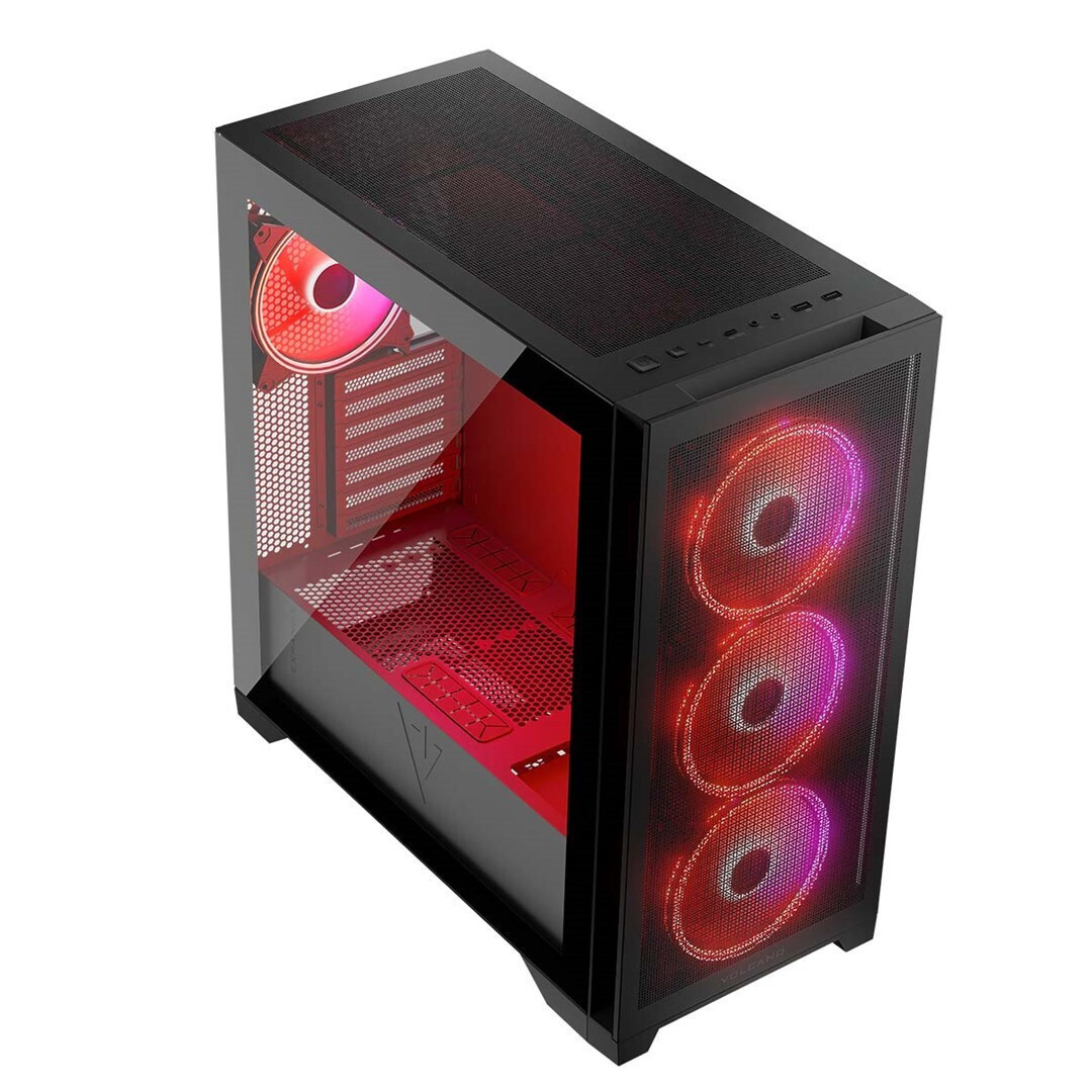 Modecom Volcano Expanse S Apex ARGB Midi Tower Κουτί Υπολογιστή με Πλαϊνό Παράθυρο Μαύρο - Image 9