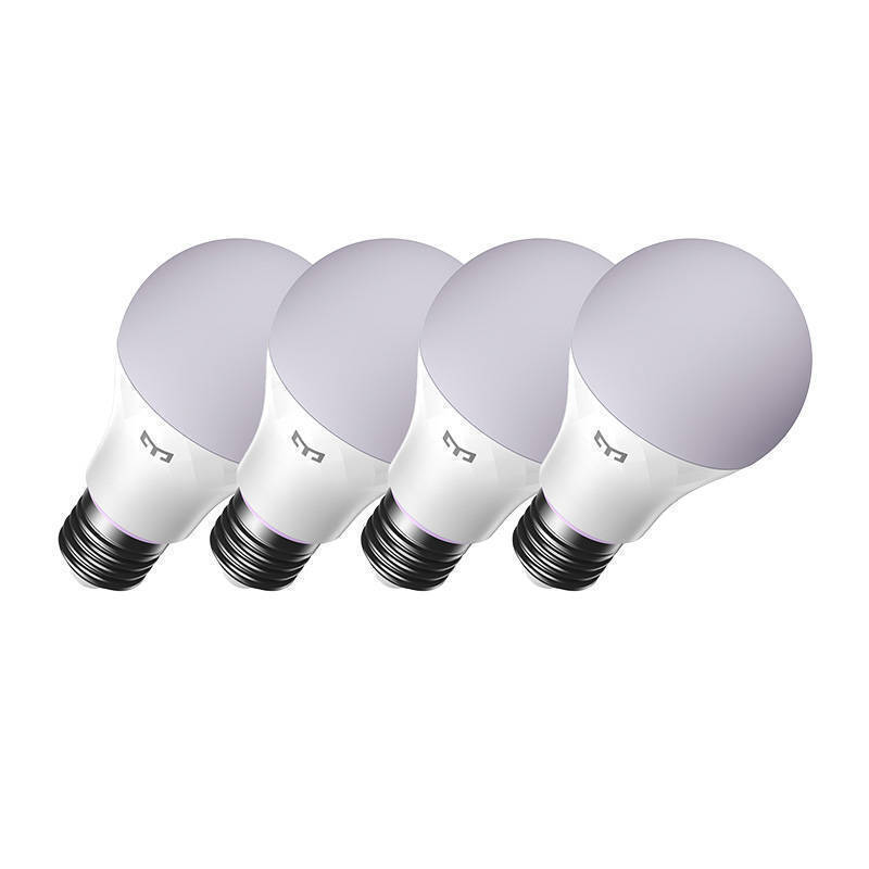 Yeelight Smart Bulb W4 Color LED 9W για Ντουί GU10 RGB 4τμχ