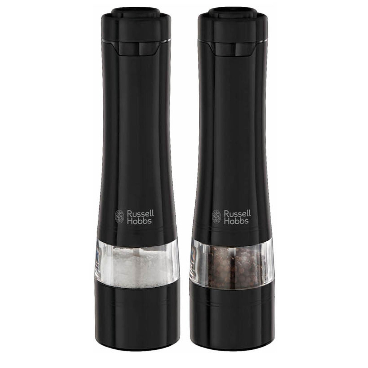 Russell Hobbs Σετ Ηλεκτρικοί Μύλοι Μπαχαρικών Inox σε Μαύρο Χρώμα 2τμχ