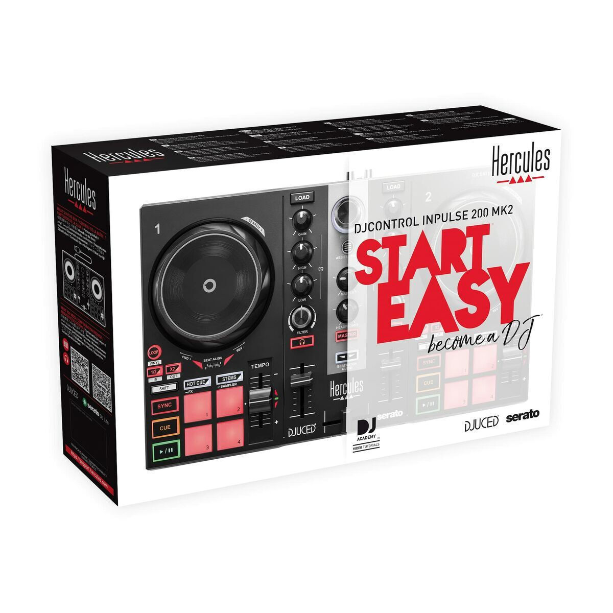 Hercules Inpulse 200 MK2 DJ Controller 2 Καναλιών - Image 3