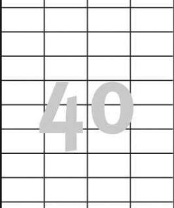 Avery Αυτοκόλλητες Ετικέτες Α4 Ορθογώνιες 52.5x29.7mm