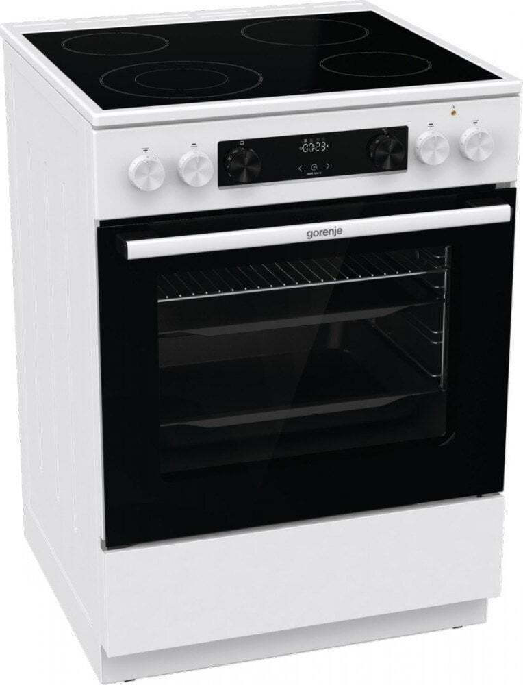 Gorenje GECS6C70WC Κουζίνα 71lt με Κεραμικές Εστίες Π60εκ. Λευκή