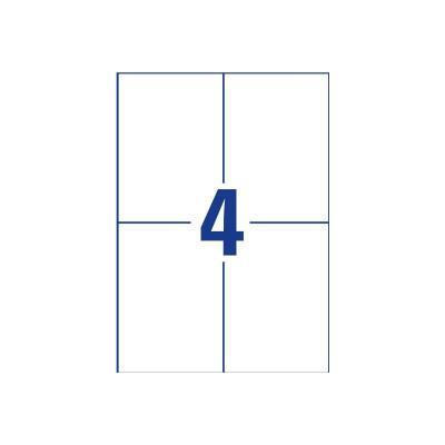 Avery Αυτοκόλλητες Ετικέτες Α4 Ορθογώνιες 3483 105x148mm