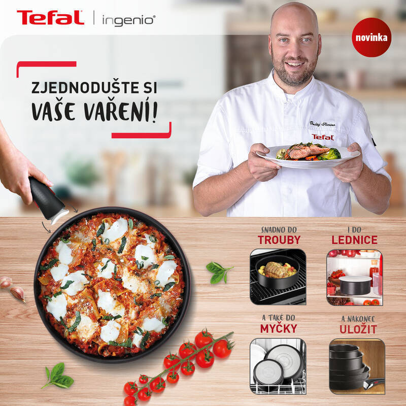 Tefal Ingenio 26cm Wok - Image 3