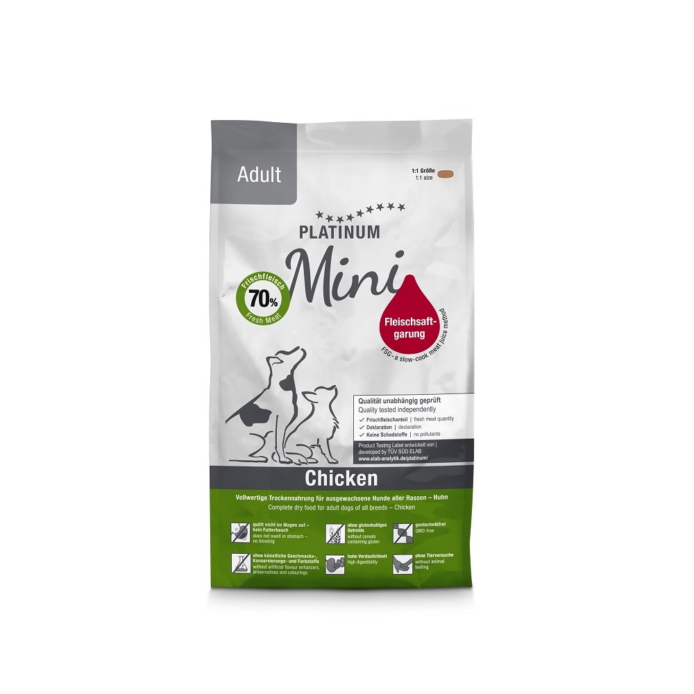 Platinum Pet Food & Care 0.9kg Ξηρά Τροφή για Ενήλικους Στειρωμένους Σκύλους Μικρόσωμων Φυλών με Κοτόπουλο