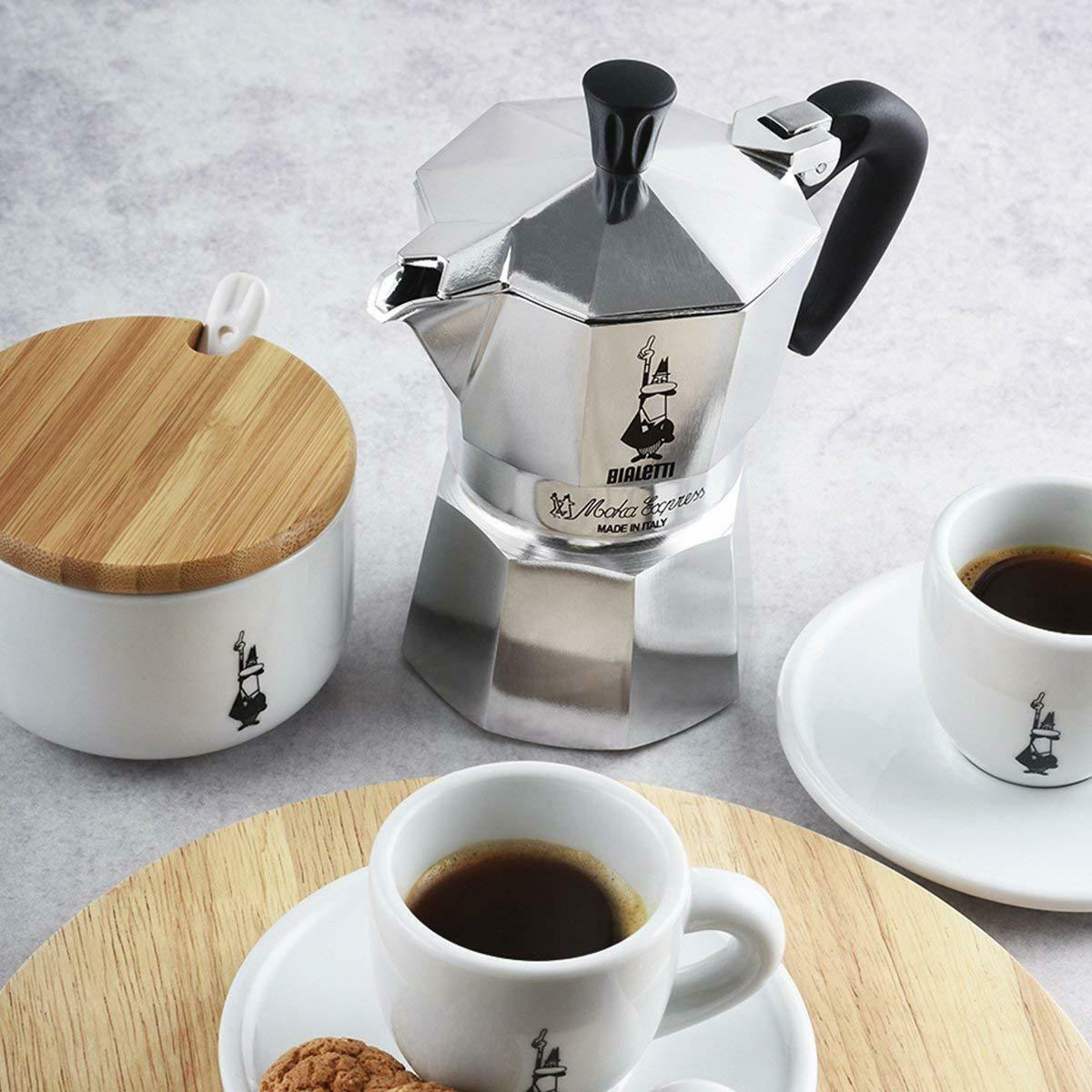 Bialetti Moka Express Μπρίκι Espresso 2cups Ασημί - Image 3