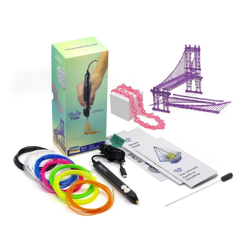 3doodler Filament Flow 20 Pla 20 Colors Refill Pack Polylactic Acid Pla Black Blue Dark Green Dark Pink Gold Green Lilac Navy Orange Pink Transparent White Yellow - Image 5