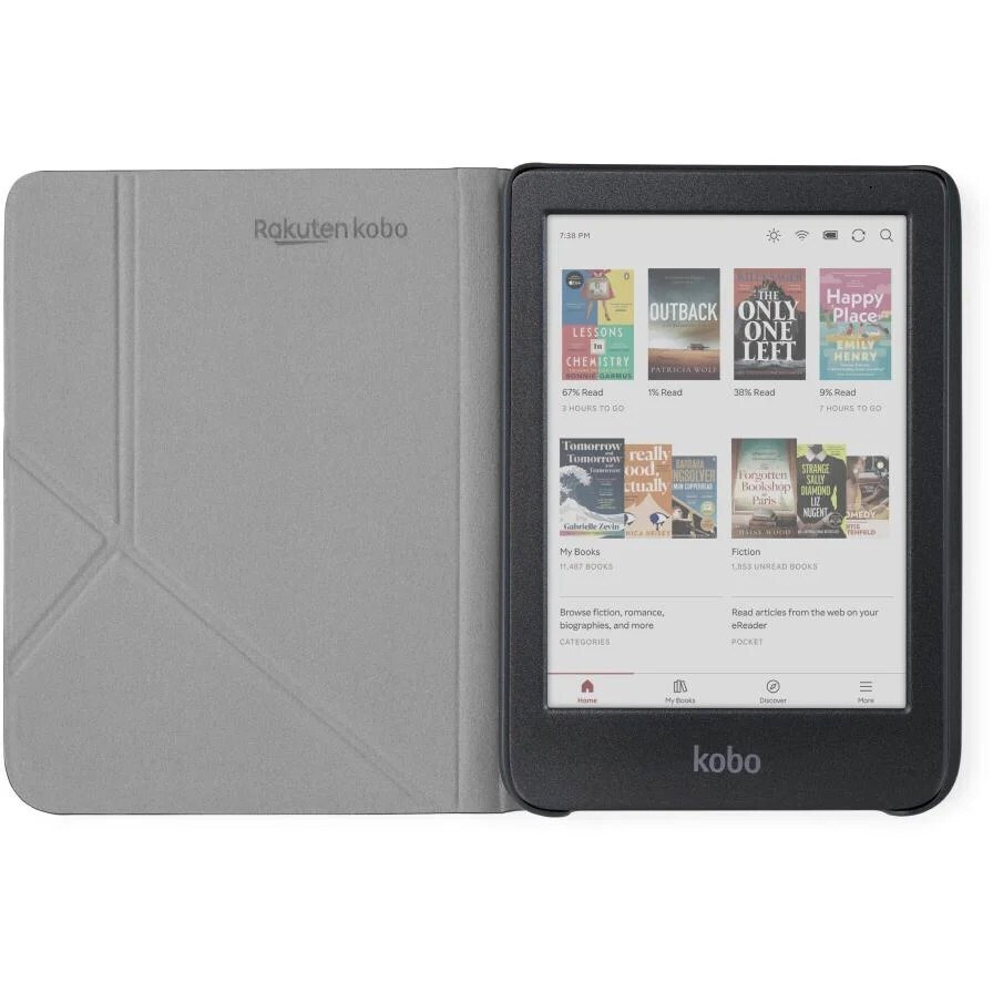 Kobo Sleepcover Clara Cayenne Red N365-ac-rd-e-pu N365acrdepu - Image 3