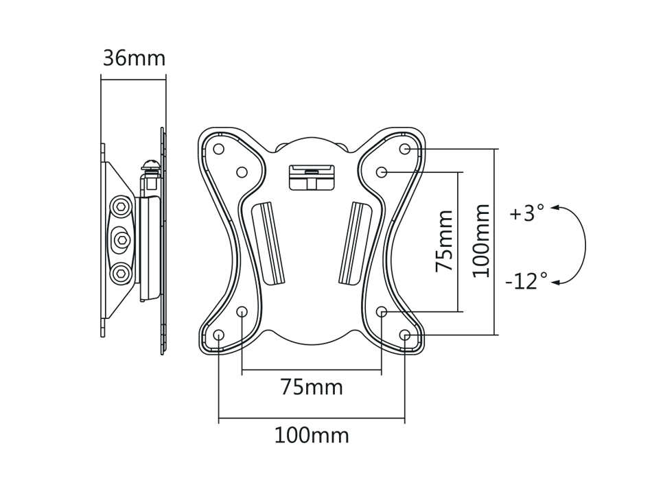 Maclean Energy MC-715 Επιτοίχια έως 27" και 25kg - Image 9