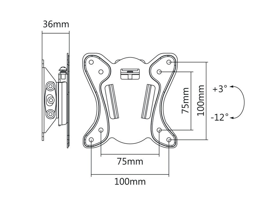 Maclean Energy MC-715 Επιτοίχια έως 27" και 25kg - Image 10
