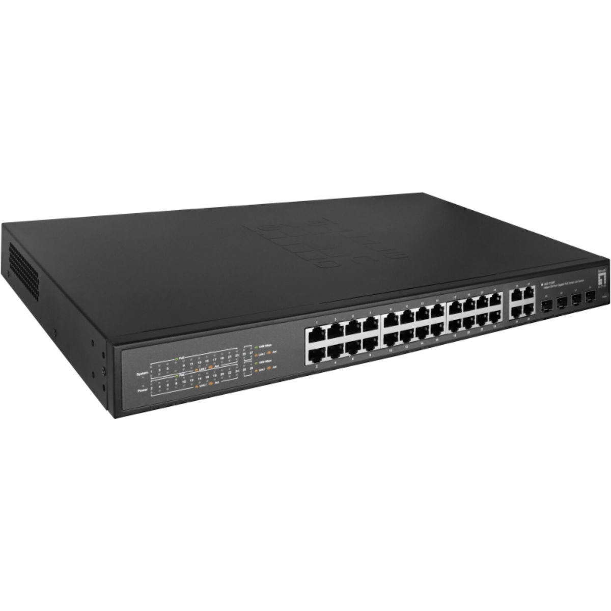 Level One GES-2128P Hilbert Managed L2 PoE+ Switch με 24 Θύρες Gigabit (1Gbps) Ethernet και 4 SFP Θύρες - Image 5