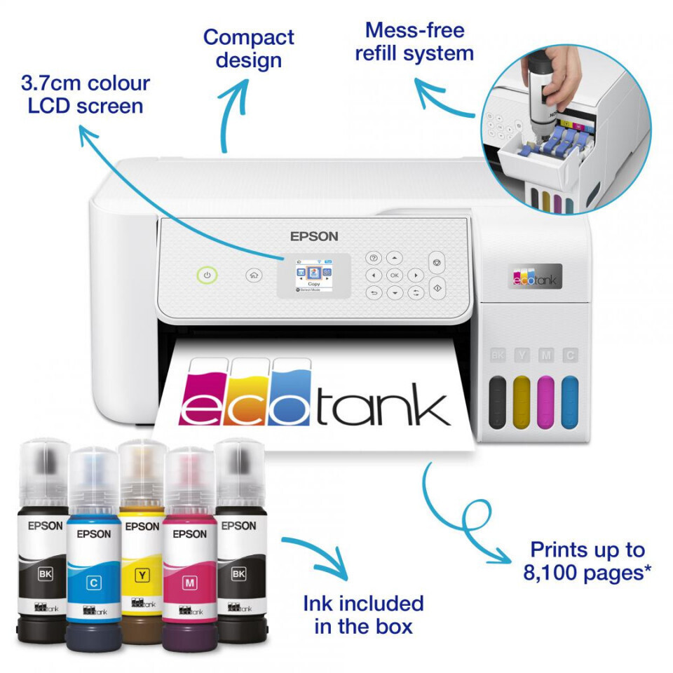 Epson EcoTank L3286 Έγχρωμο Πολυμηχάνημα Inkjet με WiFi και Mobile Print - Image 6