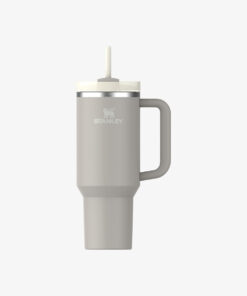 Stanley Quencher H2.0 FlowState Ανακυκλώσιμο Handled Tumbler Θερμός Ανοξείδωτο BPA Free 1.18lt Ash με Καλαμάκι και Λαβή 10-10824-603