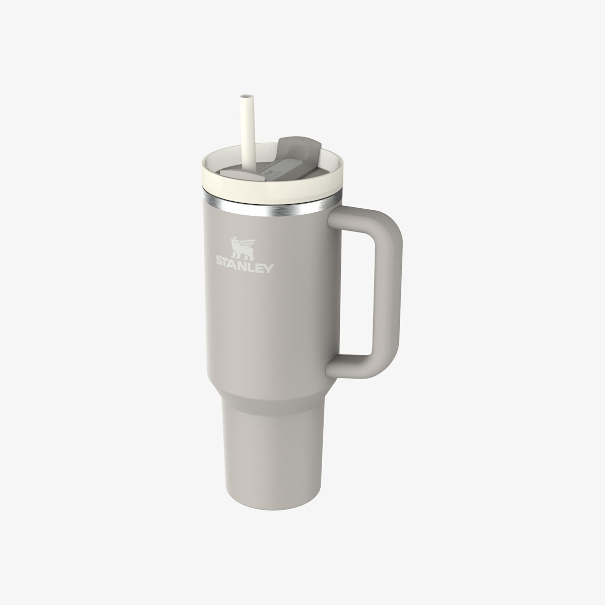 Stanley Quencher H2.0 FlowState Ανακυκλώσιμο Handled Tumbler Θερμός Ανοξείδωτο BPA Free 1.18lt Ash με Καλαμάκι και Λαβή 10-10824-603 - Image 2