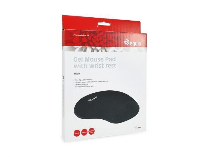 Equip 245014 Mouse Pad με Στήριγμα καρπού Μαύρο - Image 4