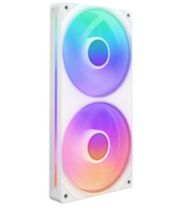 NZXT RF-U24HF-W1 Case Fan 240mm με ARGB Φωτισμό και Σύνδεση 4-Pin PWM / 4-pin NZXT RGB Λευκό
