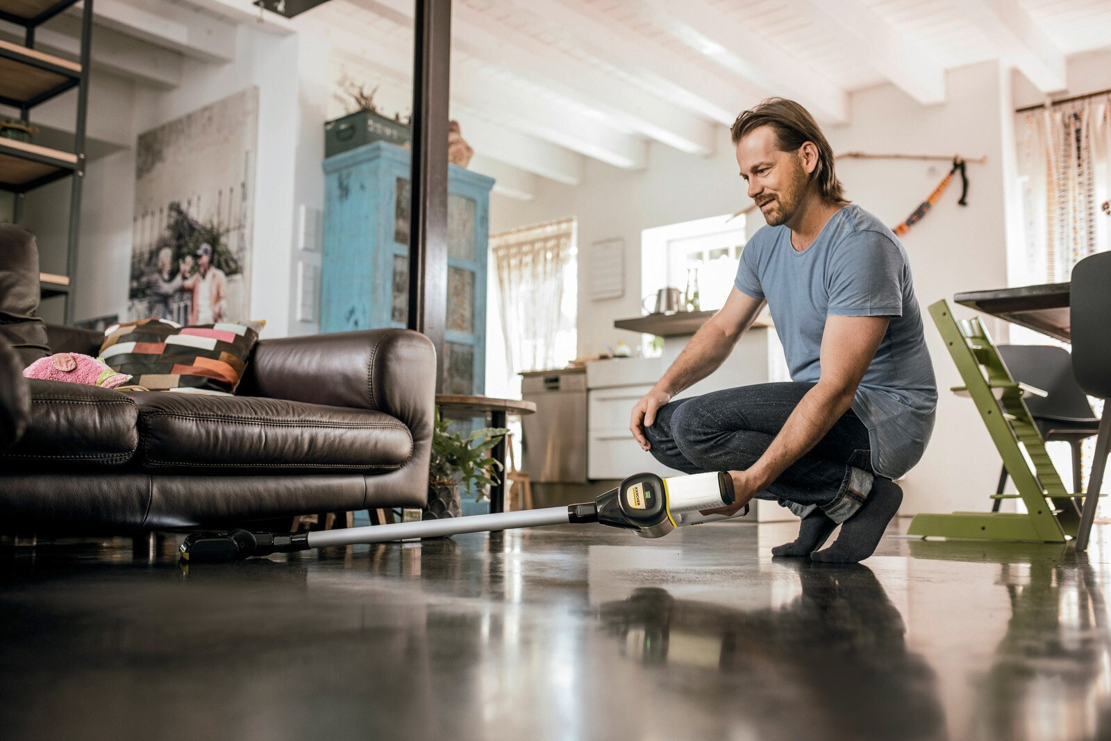 Karcher VC 6 ourFamily Duo Επαναφορτιζόμενη Μαύρη - Image 9