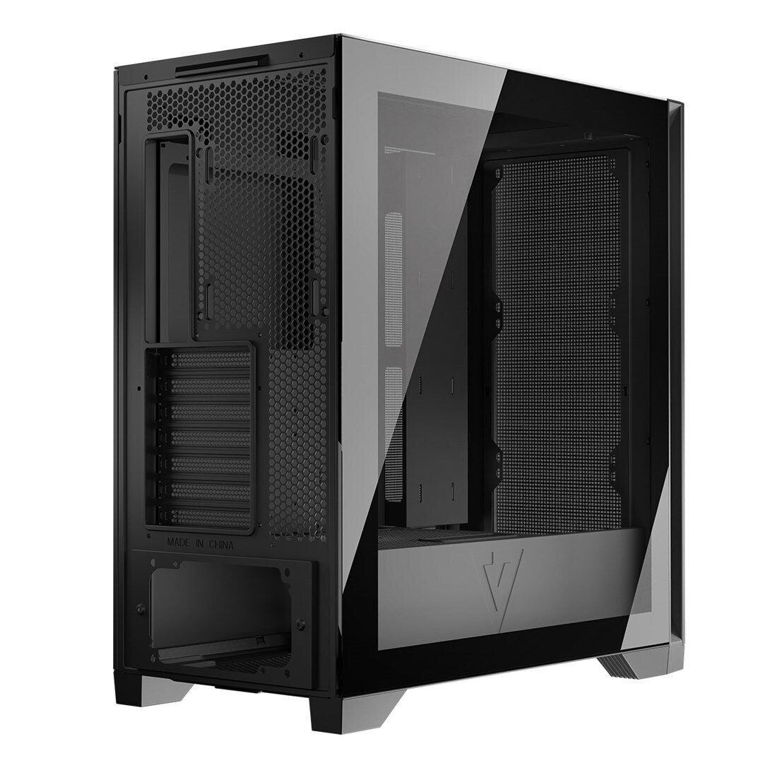 Modecom Volcano Expanse S Midi Tower Κουτί Υπολογιστή με Πλαϊνό Παράθυρο Μαύρο - Image 6