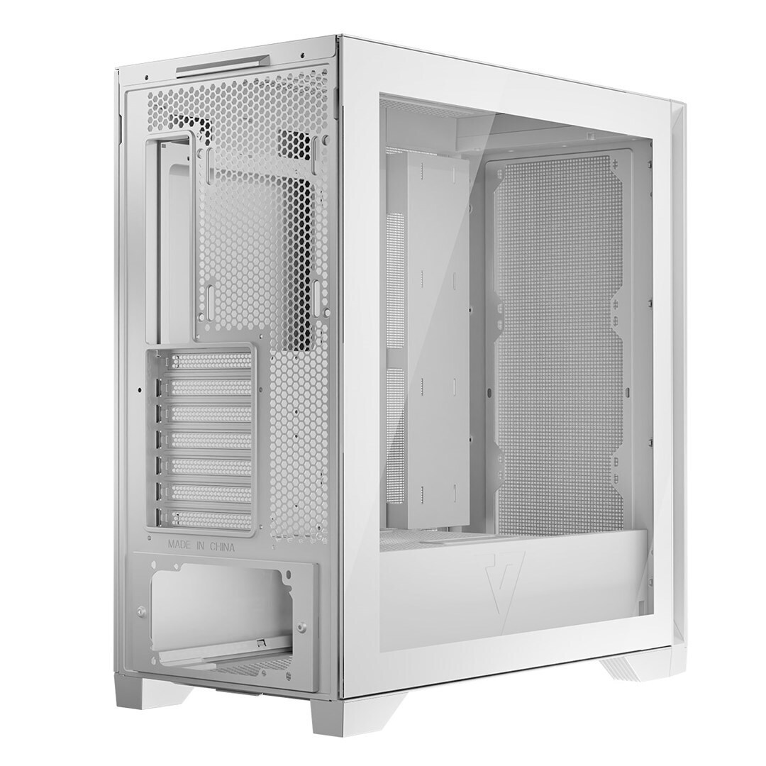 Modecom Volcano Expanse S Midi Tower Κουτί Υπολογιστή με Πλαϊνό Παράθυρο Λευκό - Image 4