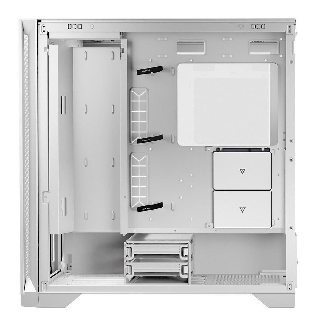 Modecom Volcano Expanse T Midi Tower Κουτί Υπολογιστή με Πλαϊνό Παράθυρο Λευκό - Image 6
