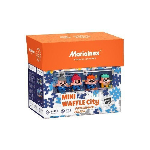 Marioinex Τουβλάκια Waffle Mini - Police Station για 3+ Ετών 280τμχ