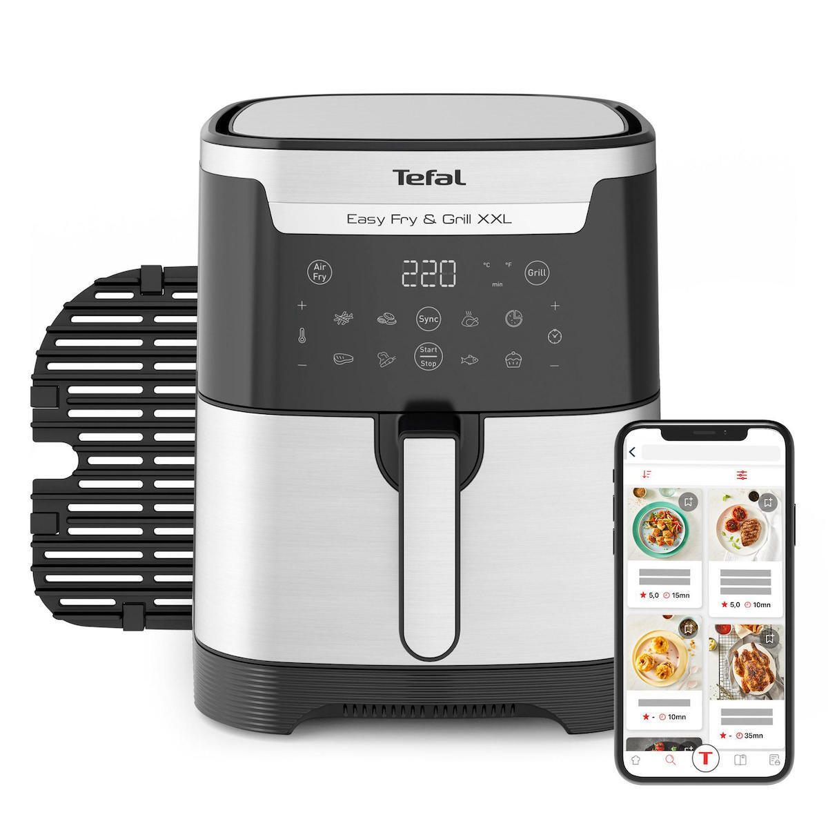 Tefal Easy Fry 6.5lt Ασημί - Image 12