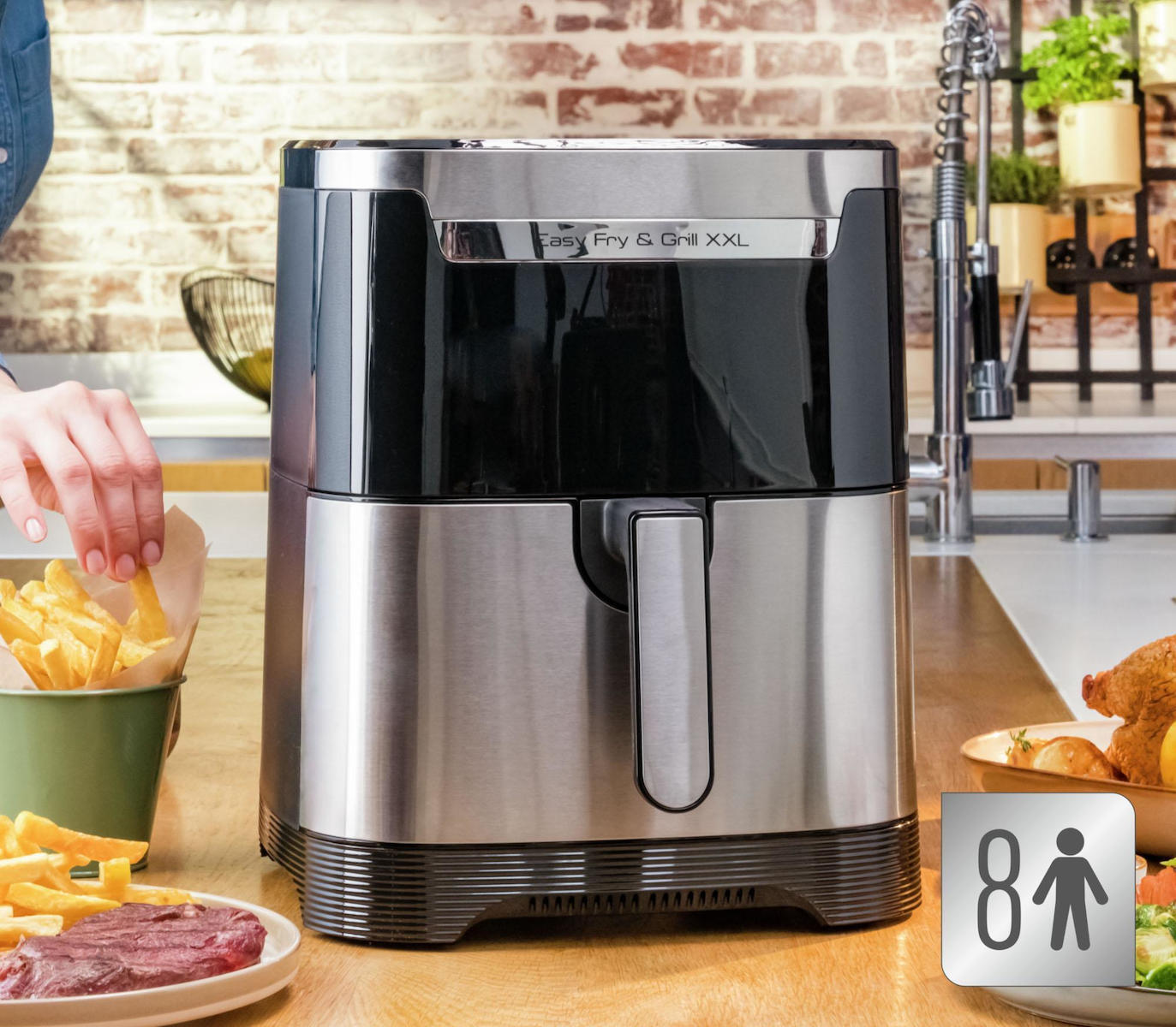 Tefal Easy Fry 6.5lt Ασημί - Image 9