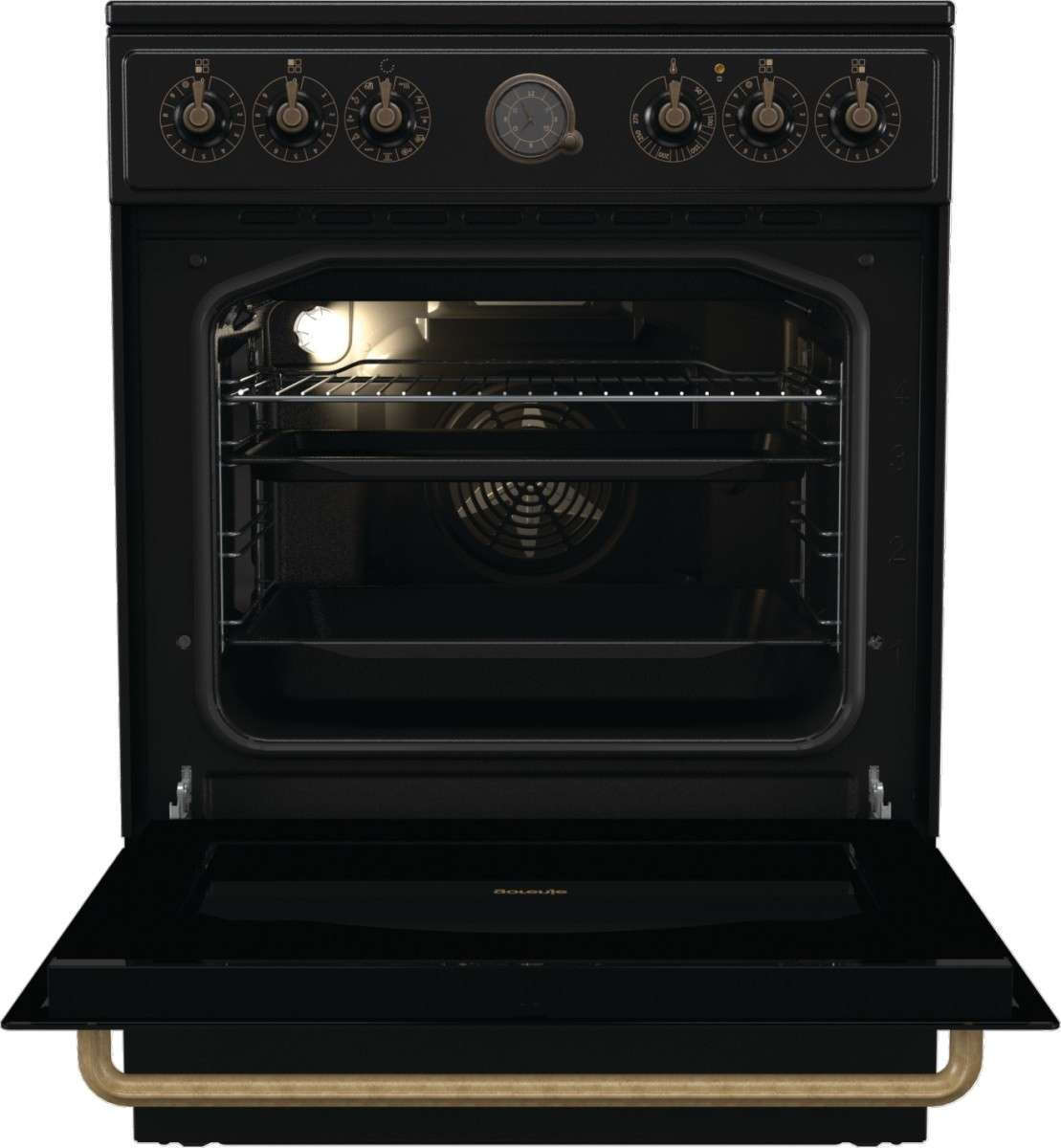 Gorenje GECS6B71CLB Κουζίνα 71lt με Κεραμικές Εστίες Π60εκ. Μαύρη - Image 6