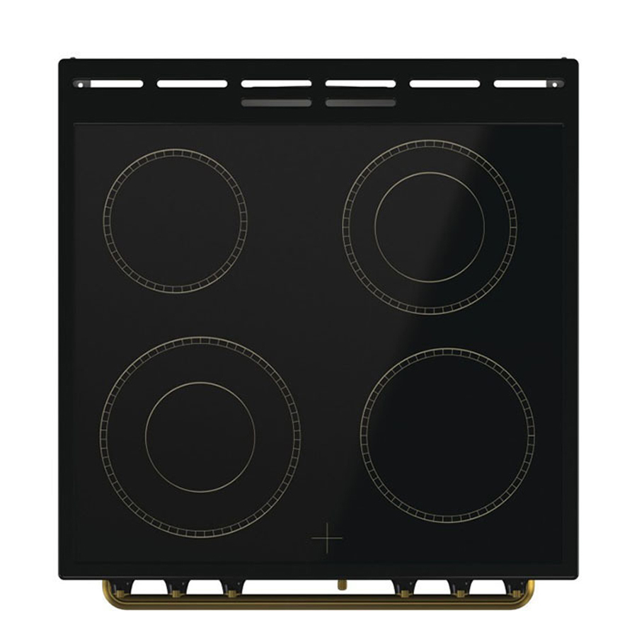 Gorenje GECS6B71CLB Κουζίνα 71lt με Κεραμικές Εστίες Π60εκ. Μαύρη - Image 3
