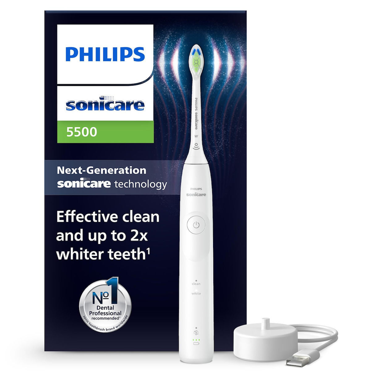 Philips Ηλεκτρική Οδοντόβουρτσα με Αισθητήρα Πίεσης HX7110/01 Λευκή