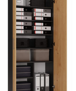 Alternative view of Oliv 2d Anthracite Shelf Artisan