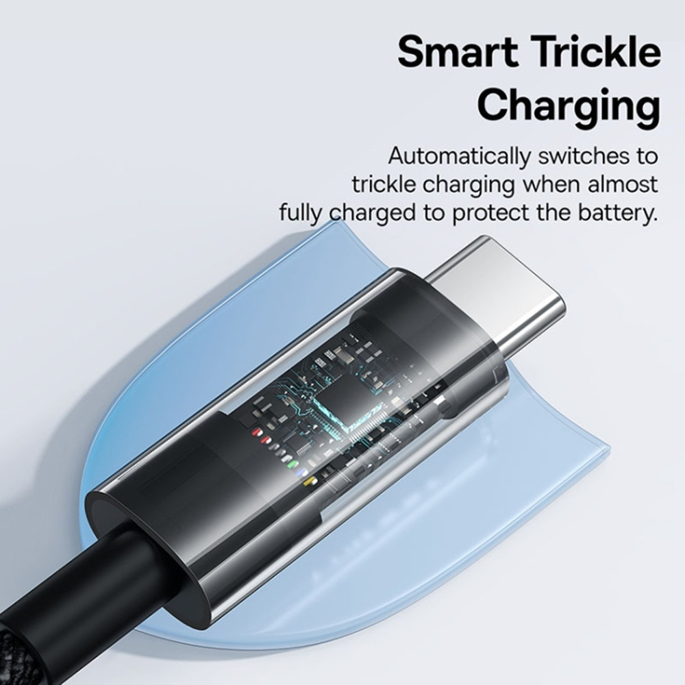 Baseus Gem USB 2.0 USB-C male - USB-A 100W - Image 4