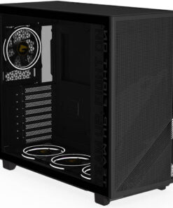 Alternative view of Gigabyte Aorus C400 Glass Midi Tower Κουτί Υπολογιστή με Πλαϊνό Παράθυρο και RGB Φωτισμό Μαύρο
