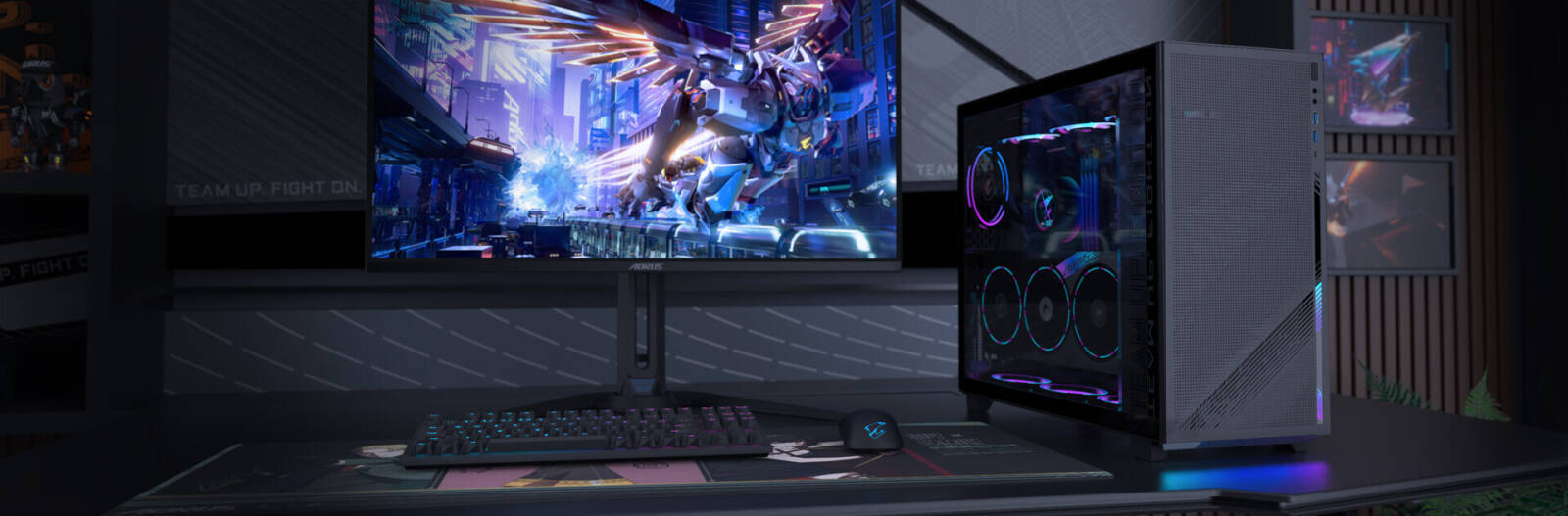 Gigabyte Aorus C400 Glass Midi Tower Κουτί Υπολογιστή με Πλαϊνό Παράθυρο και RGB Φωτισμό Μαύρο - Image 6